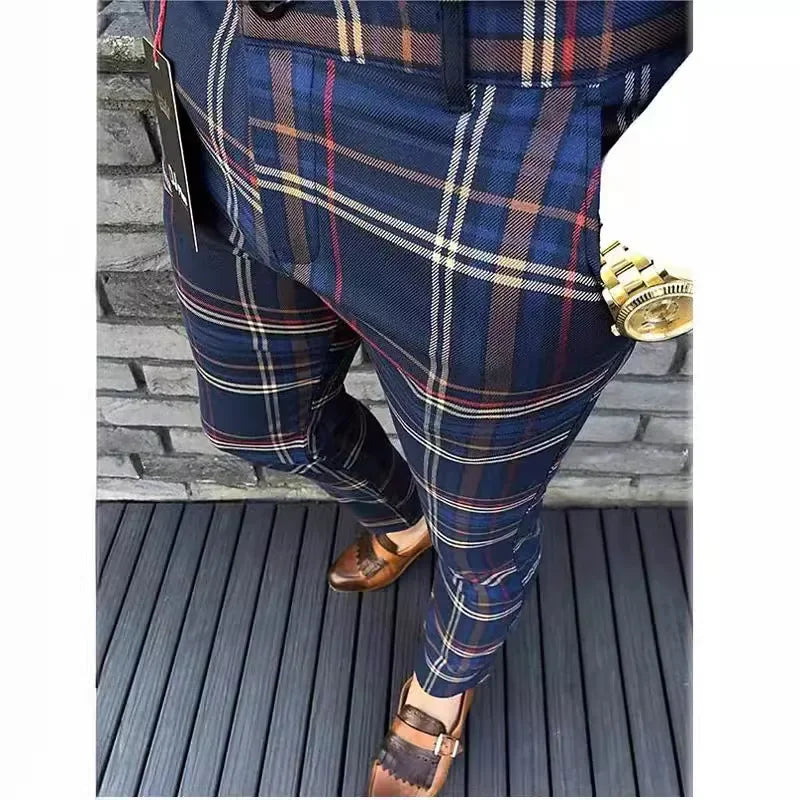 Pantalon Homme Carreaux