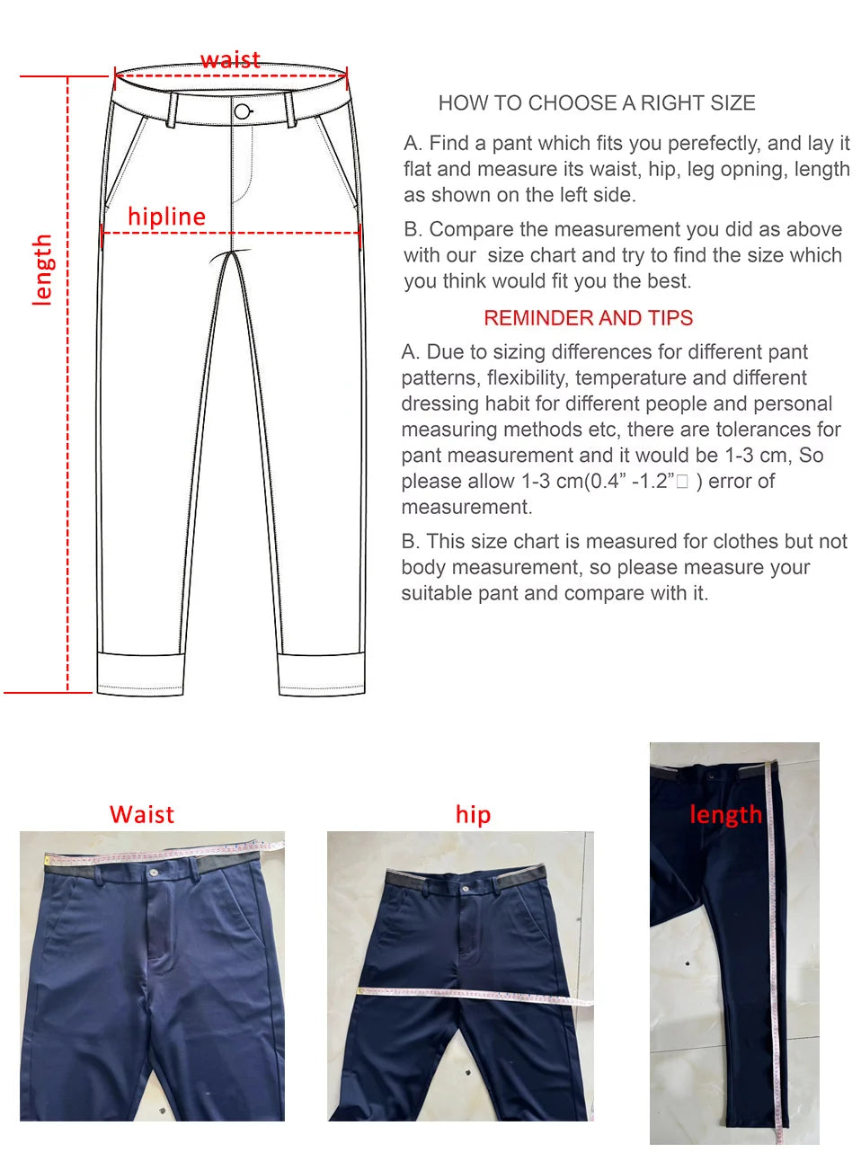 Pantalon Homme Été