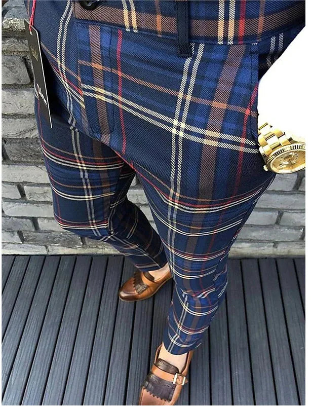 Pantalon Homme Carreaux