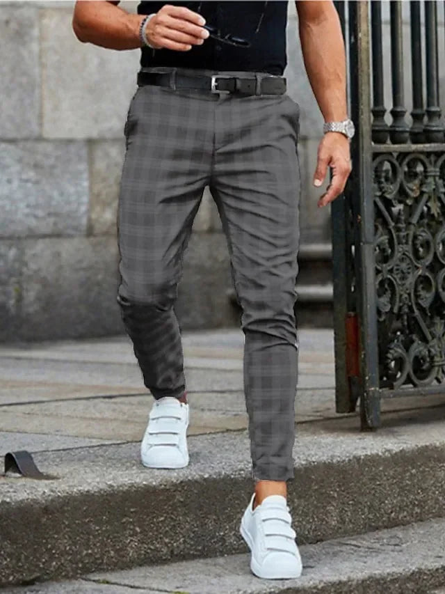 Pantalon Homme Carreaux