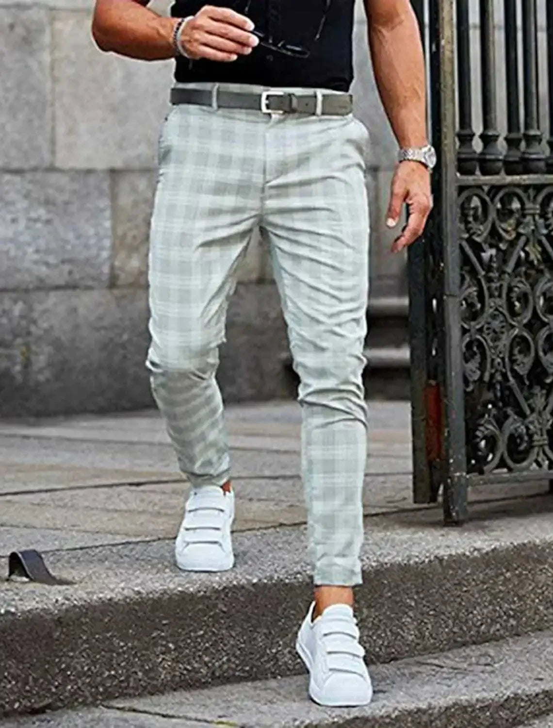Pantalon Homme Carreaux